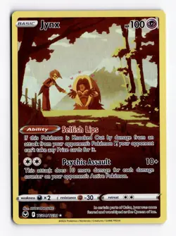 Jynx TG04/TG30 Trainer Gallery Holo - Silver Tempest Pokemon Card - NM/M - Image 1