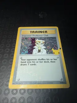 Imposter Professor Oak Pokemon Celebrations 25th Anniversary 73/102 Holo Card - Image 2