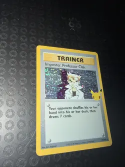 Imposter Professor Oak Pokemon Celebrations 25th Anniversary 73/102 Holo Card - Image 4