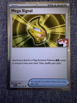 Mega Signal HOLO Pokemon Prize Pack Series 8 Promo Pokemon Card - PACK FRESH - Image 1