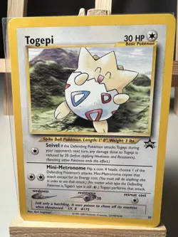 Togepi Black Star Promo Vintage Card Near Mint/Lp Condition #30 - Image 5