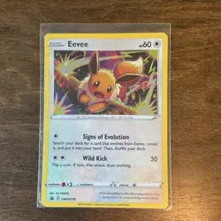 Pokemon Eevee SWSH118 Sword & Shield Promo Holo Basic Card 2021 English - Image 1