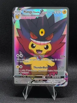 Pikachu Mega Gengar Cosplay Pokemon Cute Doujin ACG HOLO Card - FREE SHIPPING - Image 1