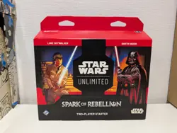 Star Wars Unlimited Spark of Rebellion Two Player Starter Set Card Decks Box NEW - Image 1