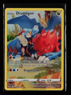 Druddigon TG09/TG30 Ultra Rare Silver Tempest Trainer Gallery Pokemon Card - Image 1