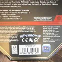 Pokemon Mega Charizard Tin 40ct Standard Card Holder Set X & Y Multicolor 2026 - Image 2