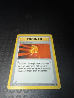Super Potion 90/102 - Base Set Shadowless Pokemon Card - Image 1