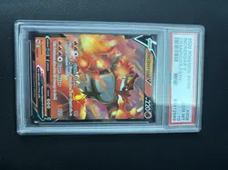 Pokemon Incineroar V Ultra Rare Holo 008/073 Champions Path PSA 10 Card - Image 1