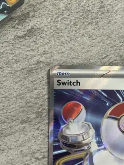 Switch Full Art 123/094 Phantasmal Flames Pokemon Card Item Near Mint NM - Image 2