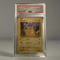2016 Pokemon XY Evolutions Pikachu #35 PSA 10 GEM MINT – Graded Pikachu Card - Image 1