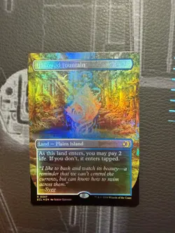 Hallowed Fountain Lorwyn Eclipsed Borderless Foil Rare - Image 1