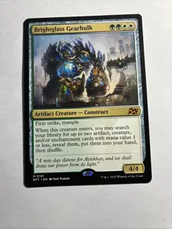 Brightglass Gearhulk - Aetherdrift MTG Plus Bonus Rare!!! - Image 1