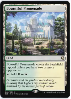 Bountiful Promenade Commander Legends: Battle for Baldur's Gate #348 MTG NM / M - Image 1