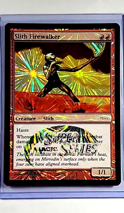 MTG Magic The Gathering JSS Junior Series DCI Promo Foil #1 Slith Firewalker MP - Image 1