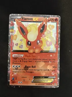 Flareon EX Pokemon TCG Holo RC6/RC32 Generations Radiant Collection Rare - Image 1
