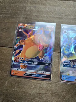 Pokemon Hidden Fates Charizard Gyarados Raichu GX SM211/SM212/SM213 Promo NM - Image 2
