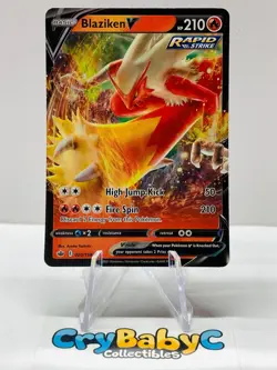 Pokemon Blaziken V 020/198 Chilling Reign Sword & Shield ULTRA RARE - Image 1