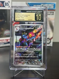 CGC 10 Pristine Porygon-Z 077/066 AR Art Rare Future Flash JPN - Image 1