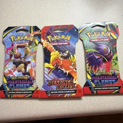 Pokemon Mega Evolution Phantasmal Flames Sleeved Booster 3-Pack Art Bundle - Image 2