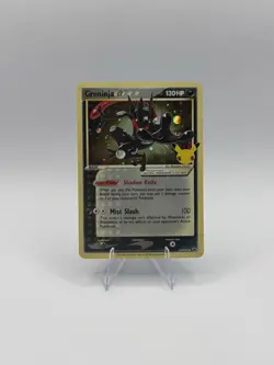 Pokemon TCG Greninja SWSH144 Gold Star Promo 25th Celebrations NM Mint ETB Holo - Image 1