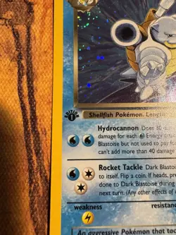 Beautiful Copy | Dark Blastoise 1st Edition Holo | Team Rocket | Vintage Pokemon - Image 3