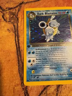 Beautiful Copy | Dark Blastoise 1st Edition Holo | Team Rocket | Vintage Pokemon - Image 4