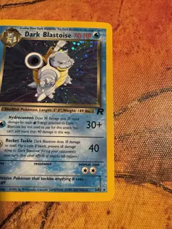 Beautiful Copy | Dark Blastoise 1st Edition Holo | Team Rocket | Vintage Pokemon - Image 5