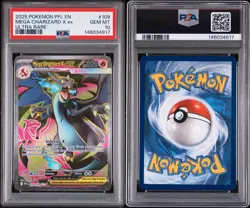 Pokemon TCG Mega Charizard X EX 109/094 Phantasmal Flames Ultra Rare Holo PSA 1… - Image 3