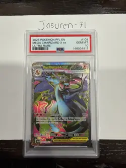 Pokemon TCG Mega Charizard X EX 109/094 Phantasmal Flames Ultra Rare Holo PSA 1… - Image 4