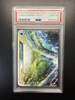 2010 POKEMON HEARTGOLD & SOULSILVER LUGIA LEGEND #113 TOP PSA 6 EX-MT #68986546 - Image 1