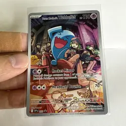 TCG Pokemon Team Rocket's Wobbuffet 203 S&V Black Star Promo Holo Near Mint/Mint - Image 3