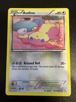 Pokemon TCG Audino Legendary Treasures RC17/RC25 Common - Image 1