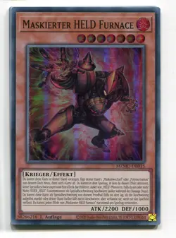 Yu-Gi-Oh! Maskierter Held Furnace Super Rare MZMU-DE015 - Image 1