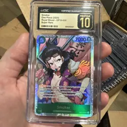 One Piece TCG - Smoker (030) - OP10-030 SR - Royal Blood ENGLISH Pristine 10 CGC - Image 1