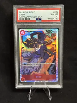 2023 Sabo OP05-007 SR One Piece Awakening Of The New Era PSA 10 - Image 1