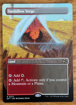 MTG Aetherdrift, Sunbillow Verge - Borderless - Image 1