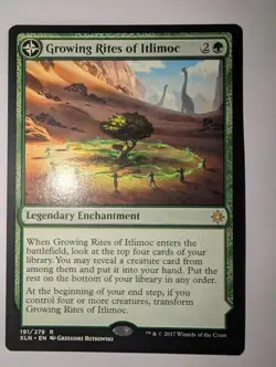MTG Growing Rites of Itlimoc Ixalan Regular Card NM - Image 1
