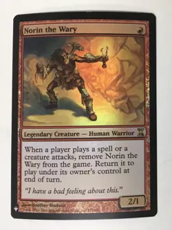 Norin the Wary The List Reprints Foil - Image 1