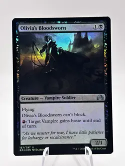 Olivia's Bloodsworn 127/297 Foil Shadows over Innistrad SOI MTG NM - Image 1