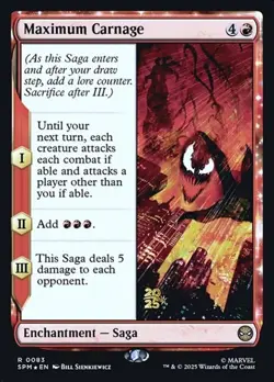 Maximum Carnage - Foil Prerelease Promo SPM NM MTG - Image 1