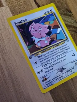 1st Edition Snubbull - NEAR MINT - 74/111 Neo Genesis - Pokemon TCG 2000 WOTC - Image 3