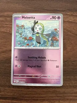 Meloetta Uncommon ME02: Phantasmal Flames - 040/094 M/NM Reverse Holo Pokemon - Image 2