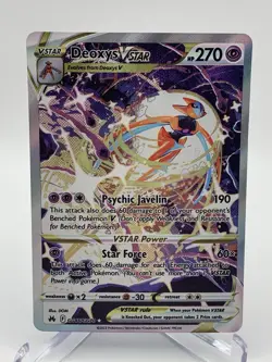 Deoxys VSTAR GG46/GG70 Holo Rare VSTAR Crown Zenith Galarian Gallery Pokemon NM - Image 1
