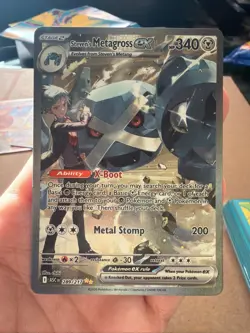 Steven's Metagross EX 289/217 SIR Illustration Pokemon Ascended Heroes Near Mint - Image 3