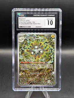 Pokemon Magneton Surging Sparks ETB Promo SVP EN 159 CGC 10 Gem Mint - Image 1