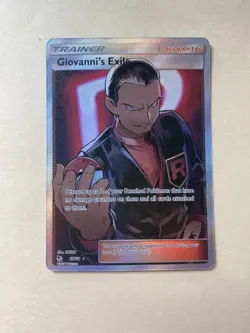 Pokemon Giovanni's Exile (Full Art) 67/68 Hidden Fates Holo NM - Image 1