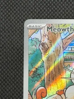 Pokemon TCG Phantasmal Flames Meowth 106/094 Illustration Rare - Image 2