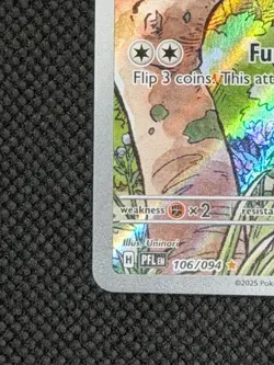 Pokemon TCG Phantasmal Flames Meowth 106/094 Illustration Rare - Image 5