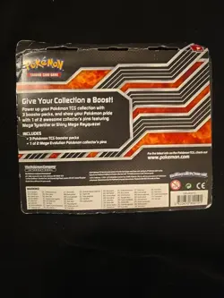 Pokemon TCG XY Ancient Origins 3 Booster Pack Blister Tyranitar Pin Art SEALED - Image 2