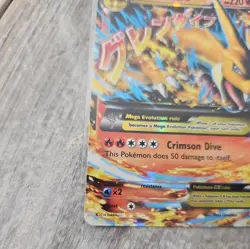 Mega Charizard EX 13/106 Flashfire Ultra Rare Pokemon Card 2014 LP Condition - Image 5